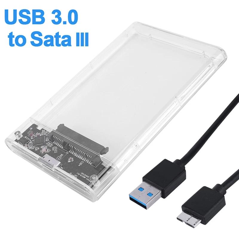 ϵ ũ ڽ USB 3.0 to SATA III ϵ ũ ̽, 2.5 ġ HDD SSD   Ŭ ϵ ̺ ũ ڽ  HDD ̽